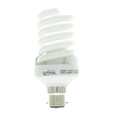 Crompton Energy Saving Light Bulb B22 240V 23W C/W 26131