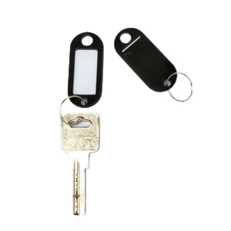 DB Hardware Key Tags Black 50Pcs