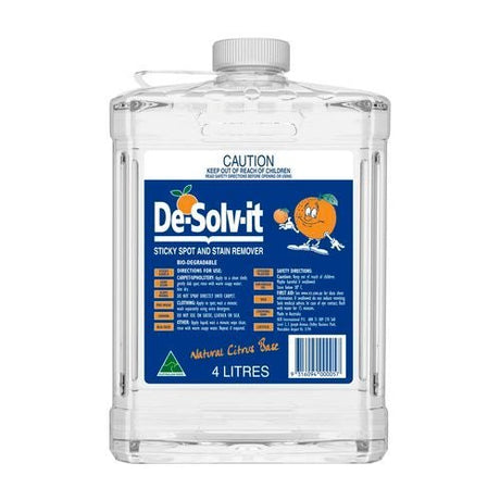 De - Solv - it Sticky Spot And Stain Remover 4L DES4W
