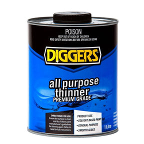 Diggers All Purpose Thinner 1L 17000 - 61DIG