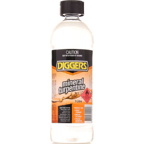 Diggers Mineral Turpentine 1L 16010 - 1DIG