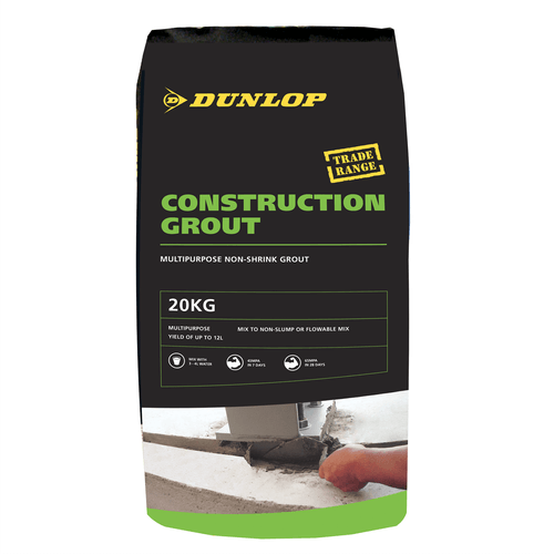 Dunlop 20kg Non-shrink Construction Grout 10305 - Double Bay Hardware