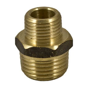 elson Nipple Hex Red Brass 15x10mm (1/2x3/8) 81362B
