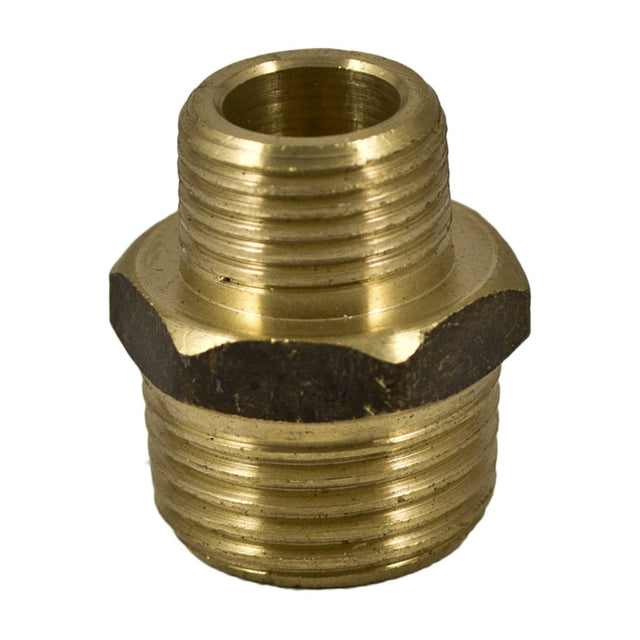 elson Nipple Hex Red Brass 15x10mm (1/2x3/8) 81362B