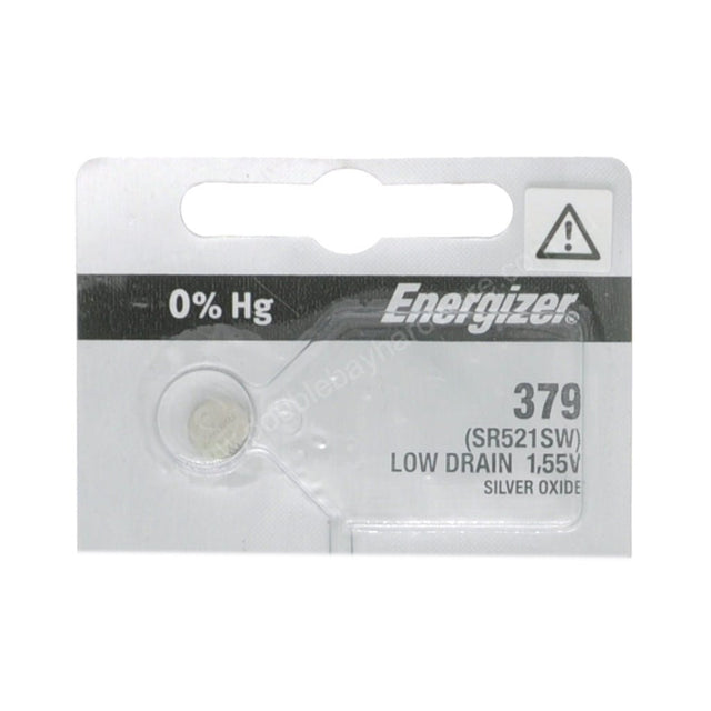 Energizer Silver Oxide Button Cell Battery 1.55V 14.5mAh SR521SW