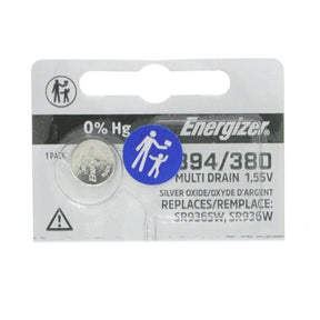 Energizer Silver Oxide Button Cell Battery 1.55V 64mAh 394,SR936SW