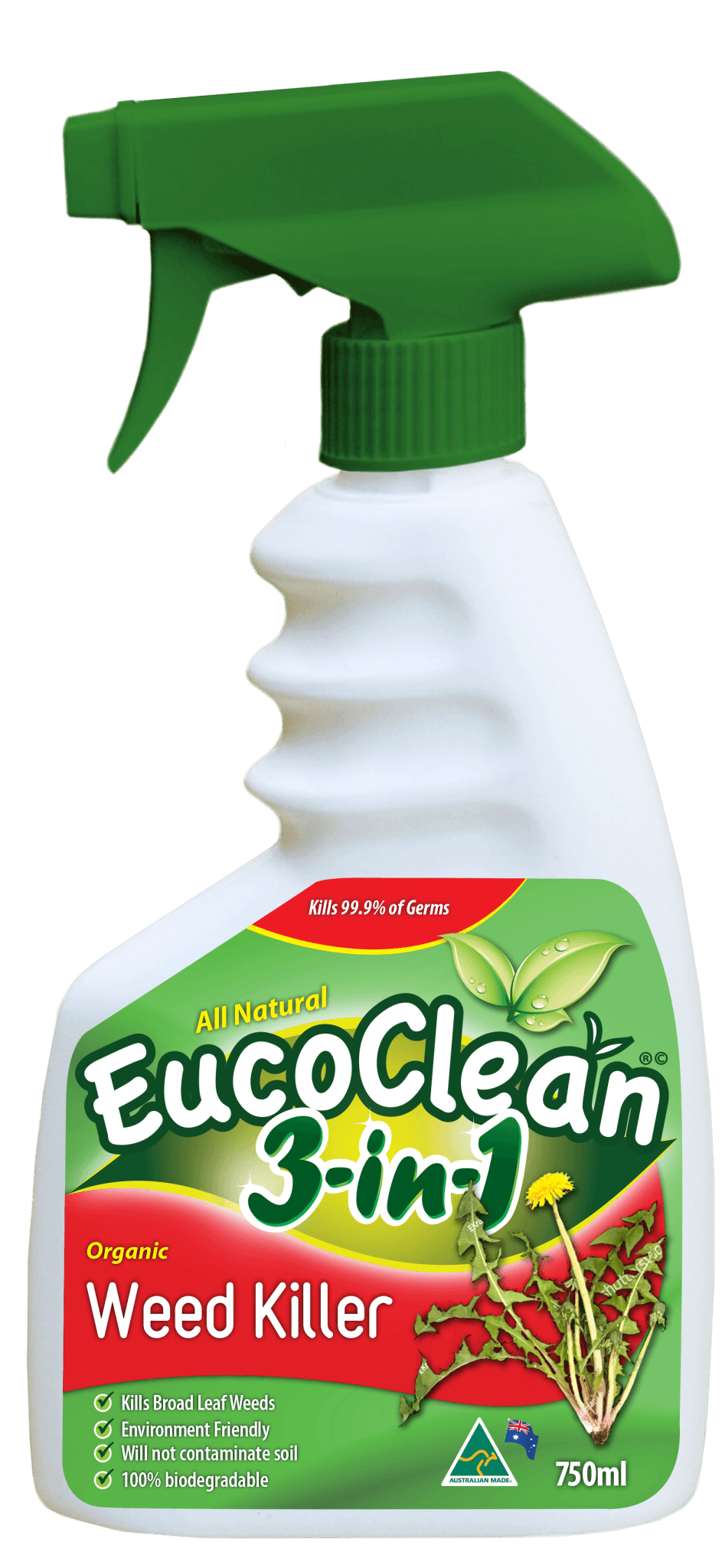 EucoClean Organic Weed Killer 750ml TRGOWK - Double Bay Hardware