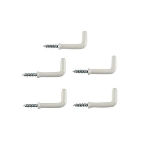 Everhang Square Hooks White 25mm 5Pcs 72506