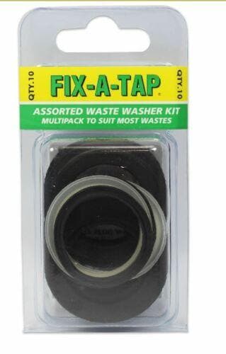 FIX-A-TAP Assorted Waste Washer Kit To Suits Most Wastes 203717 - Double Bay Hardware