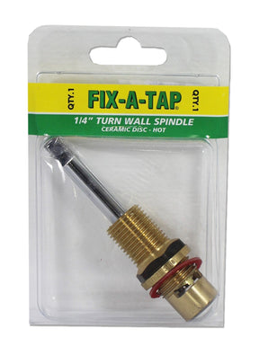 FIX - A - TAP Ceramic Disc Wall 1/4 Turn Hot 240514