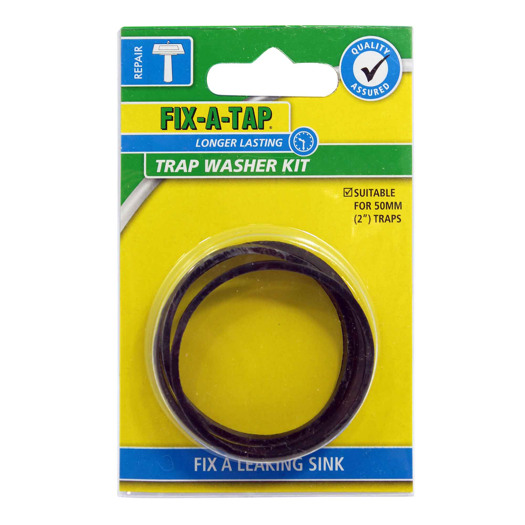 FIX-A-TAP Trap Washer Kit Suitable For 2"/50mm Traps Fix A Leaking Sink 205001 - Double Bay Hardware