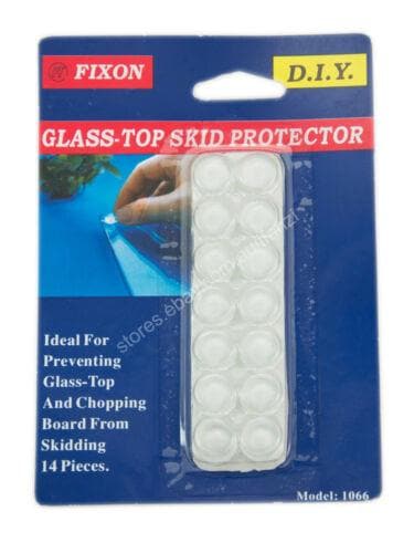 Fixon 12mm Glass-Top Skid Protector 14 Pieces 1066 - Double Bay Hardware