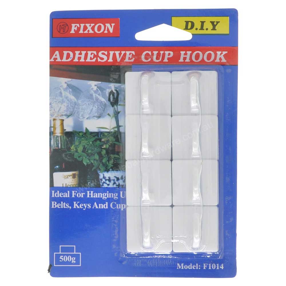 FIXON Adhesive Cup Hook 500g F1014 - Double Bay Hardware