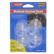 FIXON Medium Suction Hook Holds Up To 700g Clear F1058