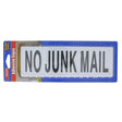 FIXON Plastic Self Adhesive Sign No Junk Mail 200x60x2mm F1771