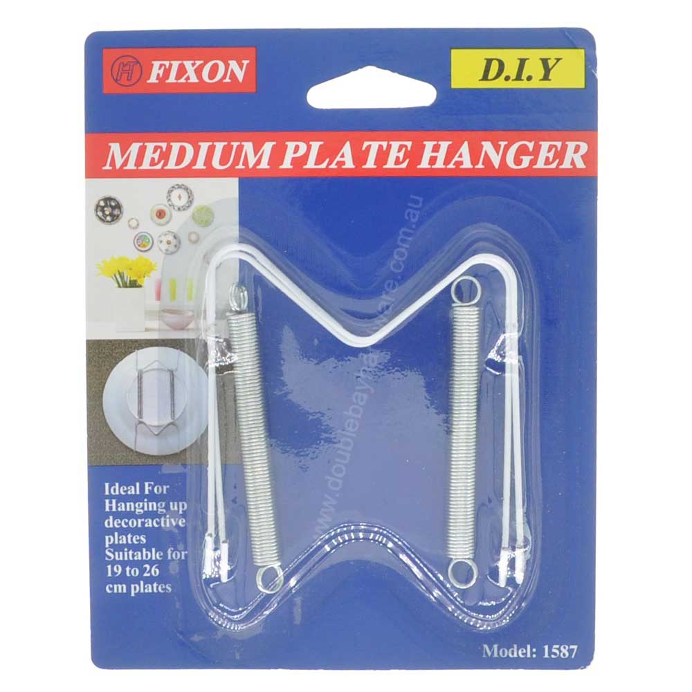 FIXON Plate Hanger Medium 19-26cm Plate F1587 - Double Bay Hardware