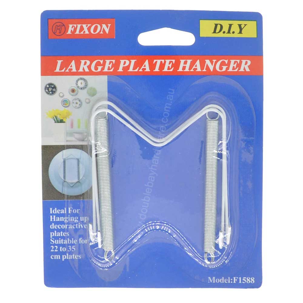 FIXON Plate Hanger Medium 22-35cm Plate F1588 - Double Bay Hardware