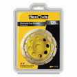Flexovit Diamond Cup Grinder Double Row 125X5x8x22.2mm 70184601100