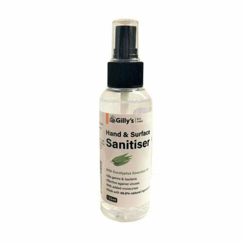 Gilly's Waxes & Polishes Hand & Surface Sanitiser 125ml HS125ML - Double Bay Hardware