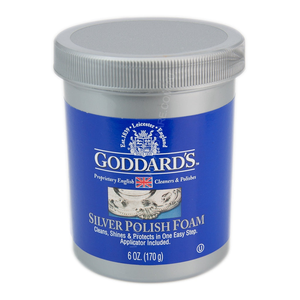 Goddards Silver Foam is easily rinsed away, leaving a tarnish-resistant barrier to protect silver from future tarnishing.