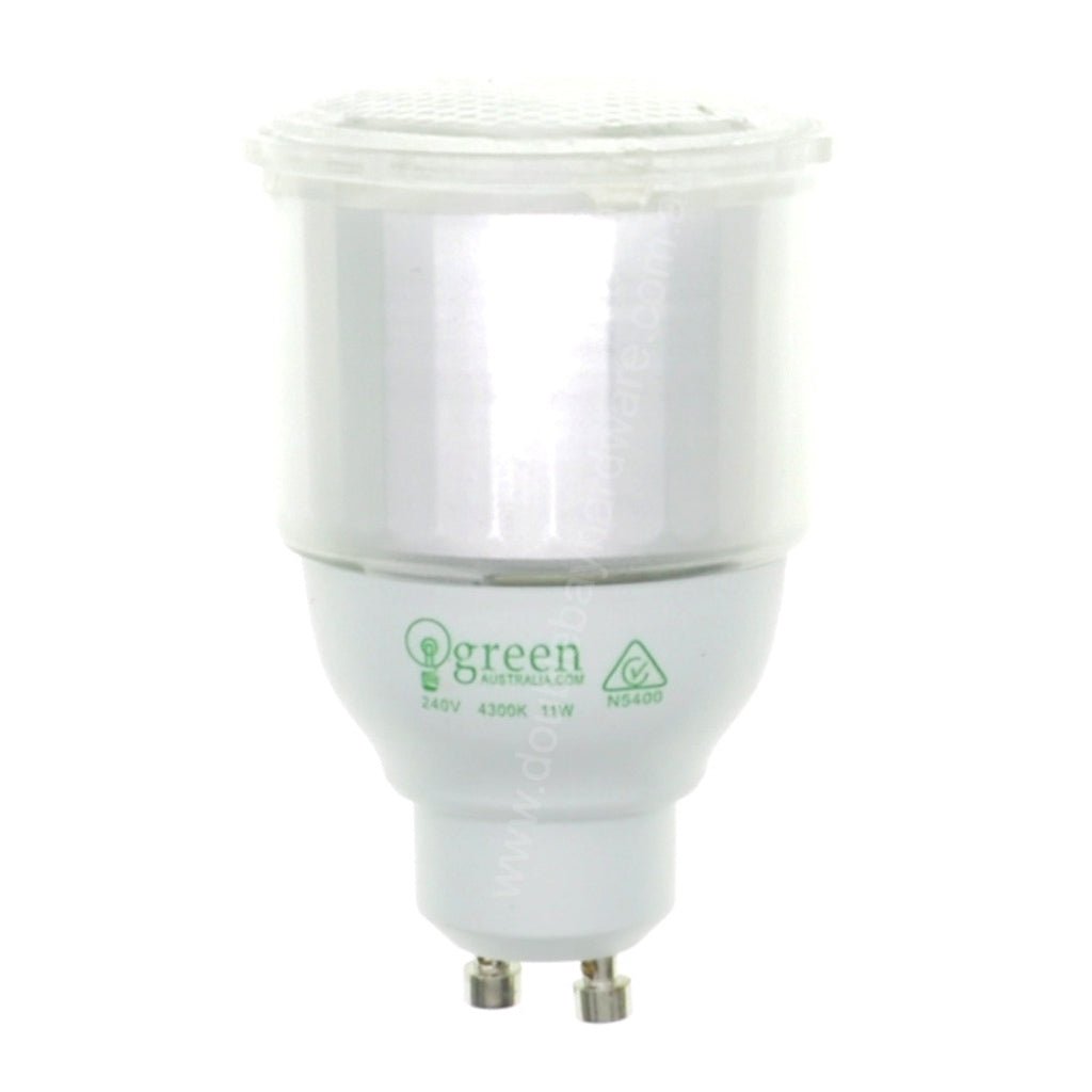 green Australia Energy Saving Light Bulb GU10 240V 11W C/W