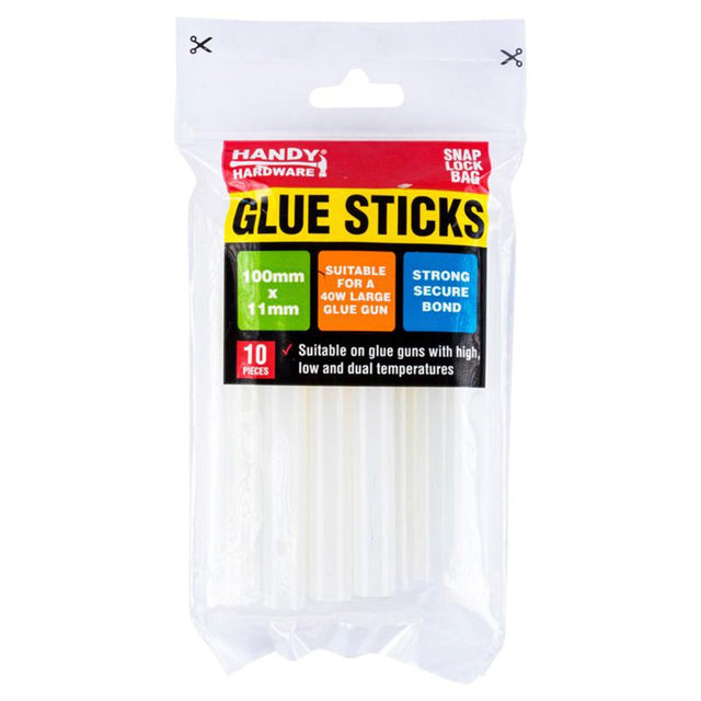 Handy Hardware Glue Sticks 100X11mm 10Pcs 218622
