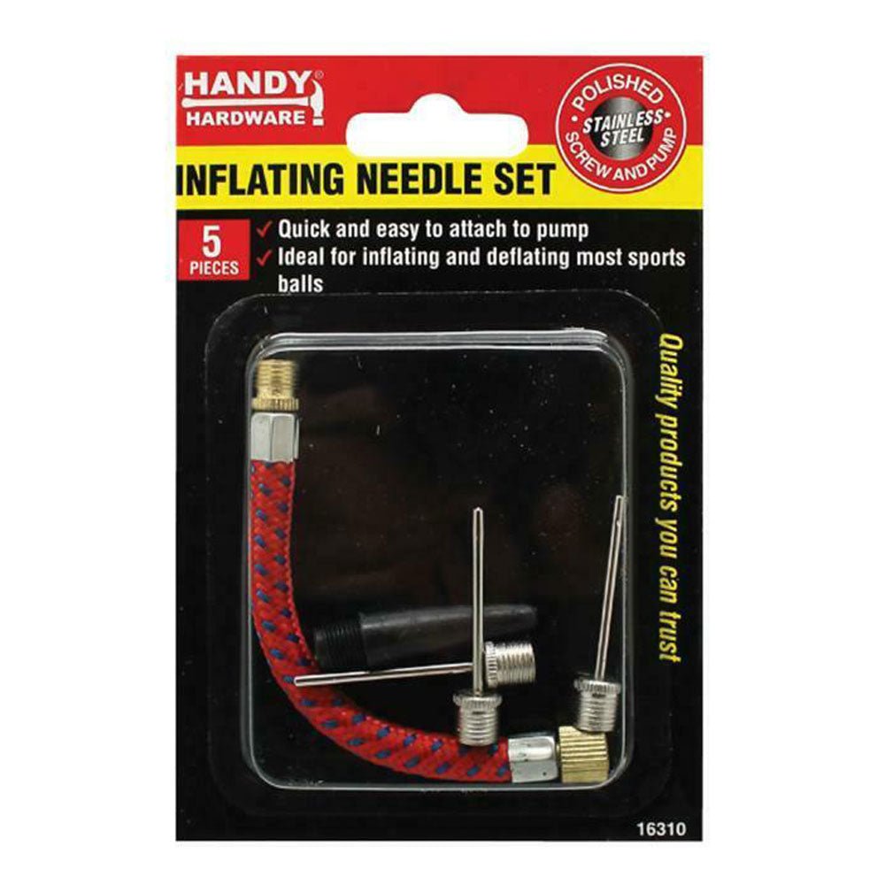 HANDY HARDWARE Inflating Needle 5pc 16310 - Double Bay Hardware