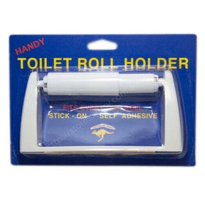 HANDY PRODUCT Plastic White Self Adhesive Toilet Roll Holder T5
