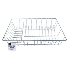 HOME MASTER Chrome Plated Dish Dryer Rack 44X34X8cm 233274