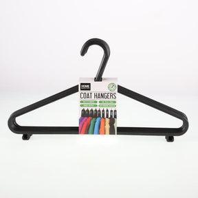 HOME MASTER Coat Hanger Plastic Black 37cm 8pcs 102990