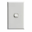 HPM Excel 1 Gang White Single Wall Switch 10A CDXL770/1WEWE
