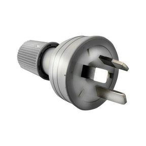 HPM Rear Entry Electrical Plug Top 3 Pin Grey 10A CD100LGY