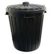 Icon Plastic Garbage Bin And Lid 75L HWGRB075BK
