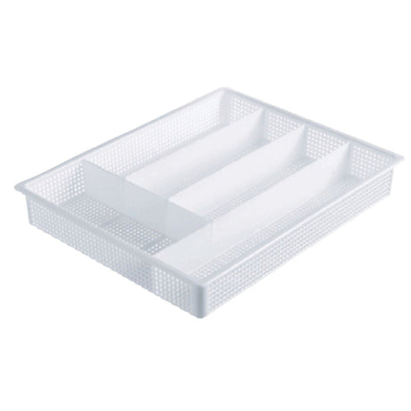 Icon Plastics 5 Compartment White Cutlery Tray HW001914WH