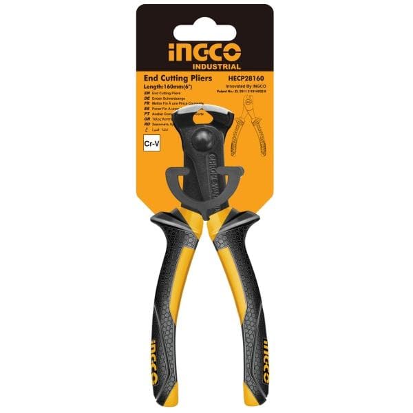 INGCO Industrial End Cutting Plier 160mm HECP28160 - Double Bay Hardware