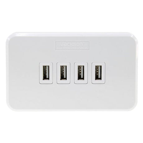 JACKSON 4 USB Outlet Charging Wall Plate PT9804