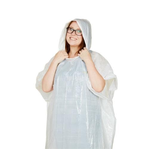 KORJO Adult Reusable Raincoat Poncho For Travel RC12