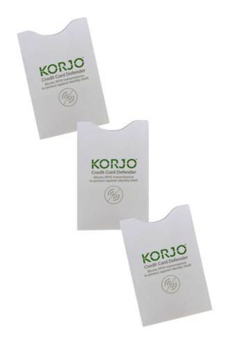 KORJO Credit Card Defender Blocks RFID to protect from identity theft RFIDCC3 - Double Bay Hardware