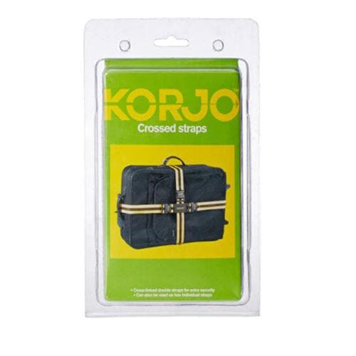 KORJO Crossed Luggage Straps 180cm and 250cm Long LSX97 - Double Bay Hardware