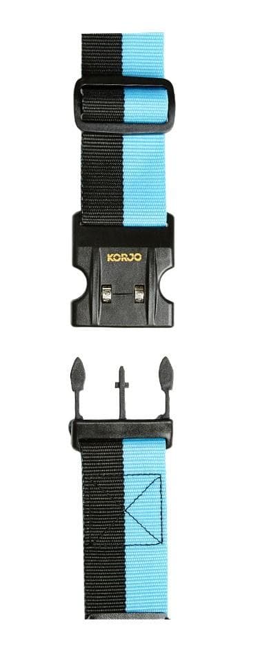 KORJO Deluxe Luggage Strap 166cm Long with Combination Lock LSC96 - Double Bay Hardware