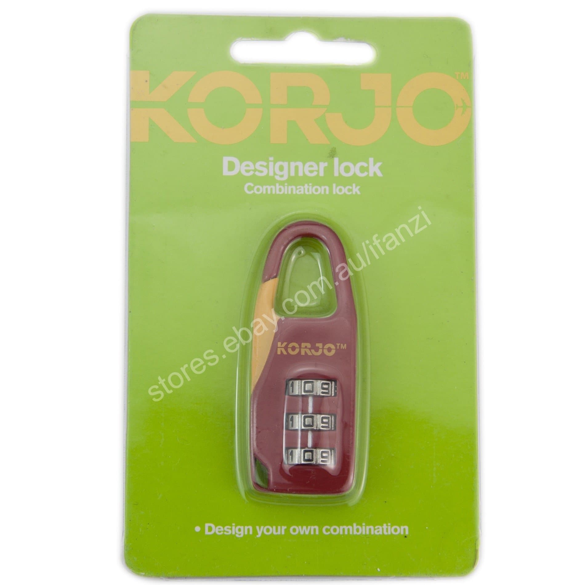 KORJO Designer Lock Combination Lock DL24 - Double Bay Hardware