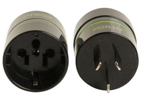 KORJO Reverse Plug Adaptor from Europe, USA, Japan to Use In AU, NZ AA01 - Double Bay Hardware