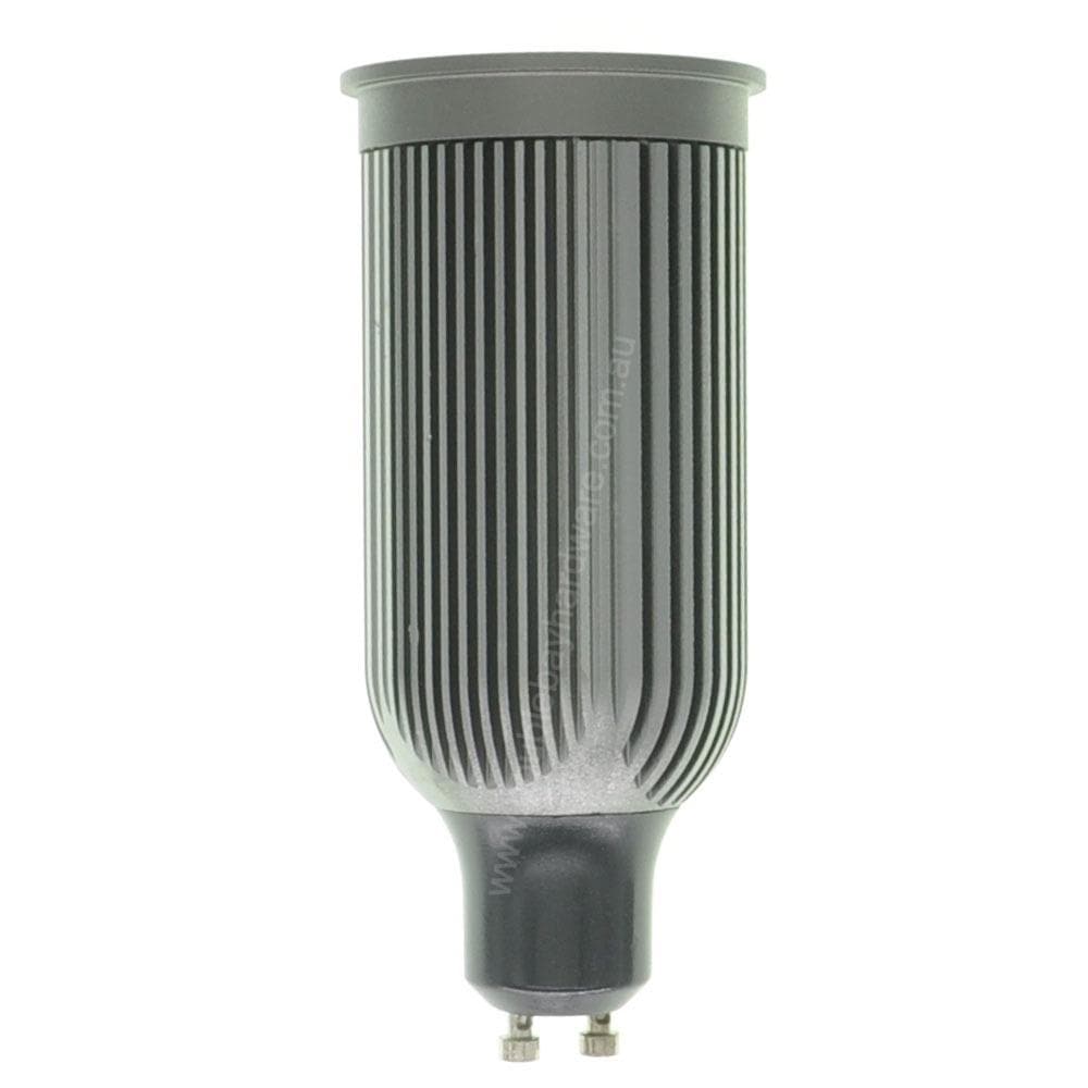 LED Light Bulb GU10 240V 10W 3000K Warm White 112mm - Double Bay Hardware