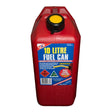 LION Plastic Fuel Can With Flexible Pourer 10L Red LA510AP10