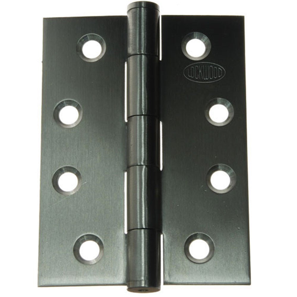 LOCKWOOD Fixed Pin Hinge 100x75mm Fire Rated 4H SSS LW10075FPSSS - Double Bay Hardware
