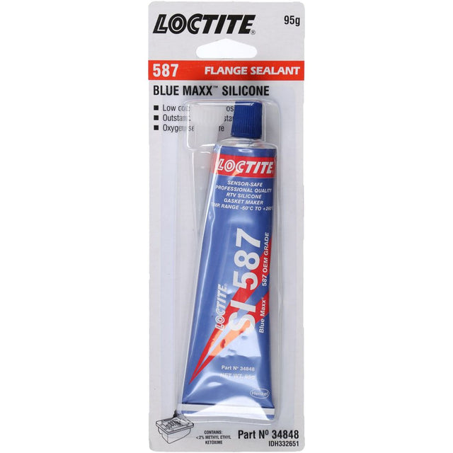 LOCTITE 587 Flange Sealant BLUE MAXX Silicone 95g 332651 - Double Bay Hardware