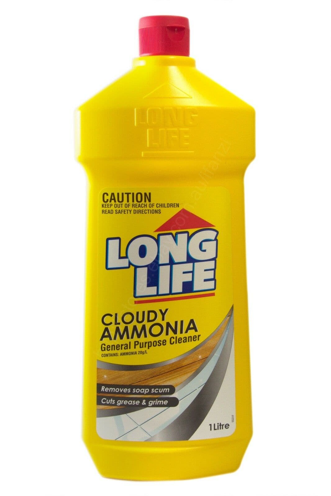 LongLife Cloudy Ammonia 1L General Purpose Cleaner 55221F - Double Bay Hardware