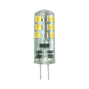 Lusion Bi - Pin LED Light Bulb G4 12V 2.5W W/W Clear 20150