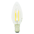 Lusion Candle Filament LED Light Bulb B15 240V 4W W/W 20243
