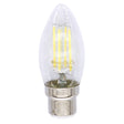 Lusion Candle Filament LED Light Bulb B22 240V 4W C/DL 20246